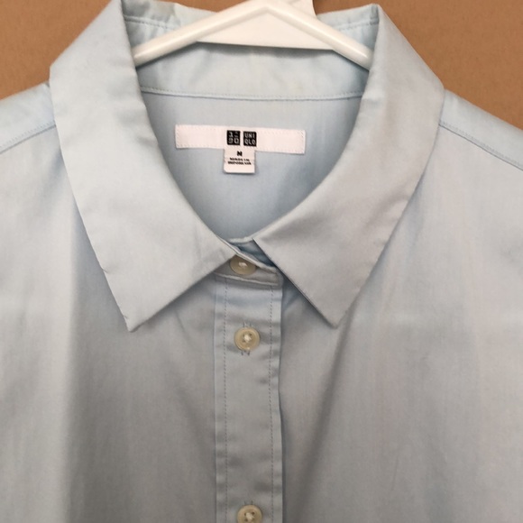 2/$25 UNIQLO  Non-iron Cotton Long Sleeve Shirt - Picture 2 of 5